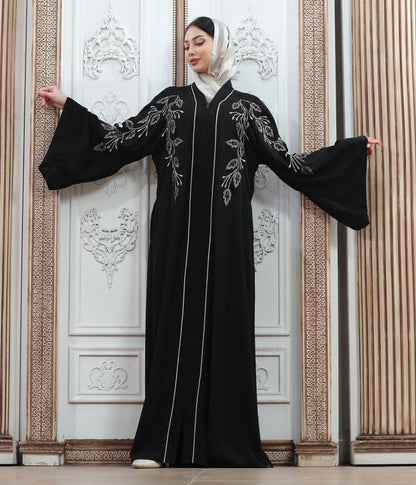 Embroidered women's abaya