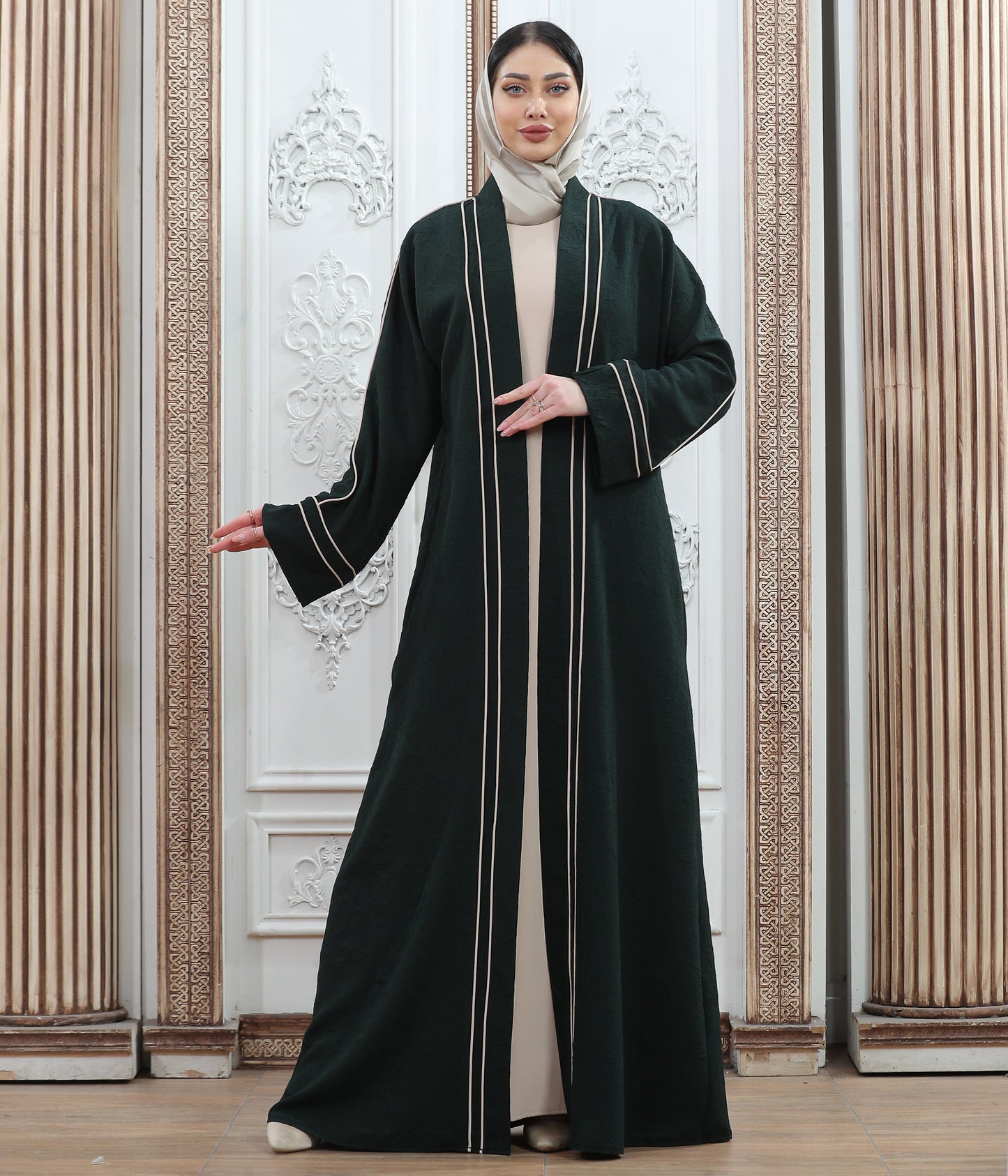 Layers of Elegance Abaya – Two Pieces