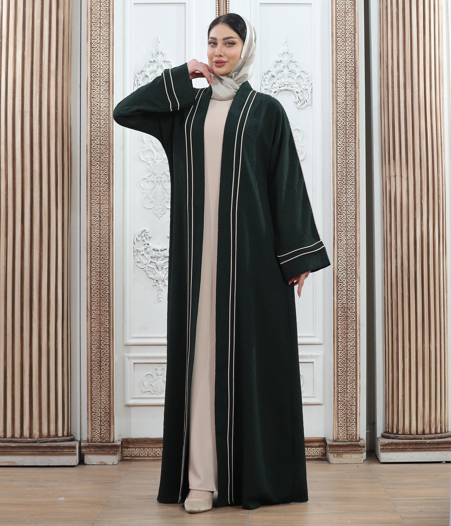 Layers of Elegance Abaya – Two Pieces