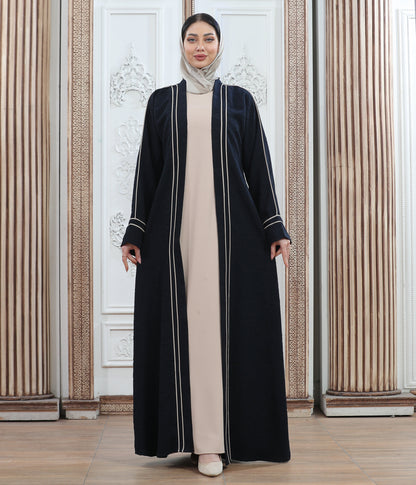 Layers of Elegance Abaya – Two Pieces