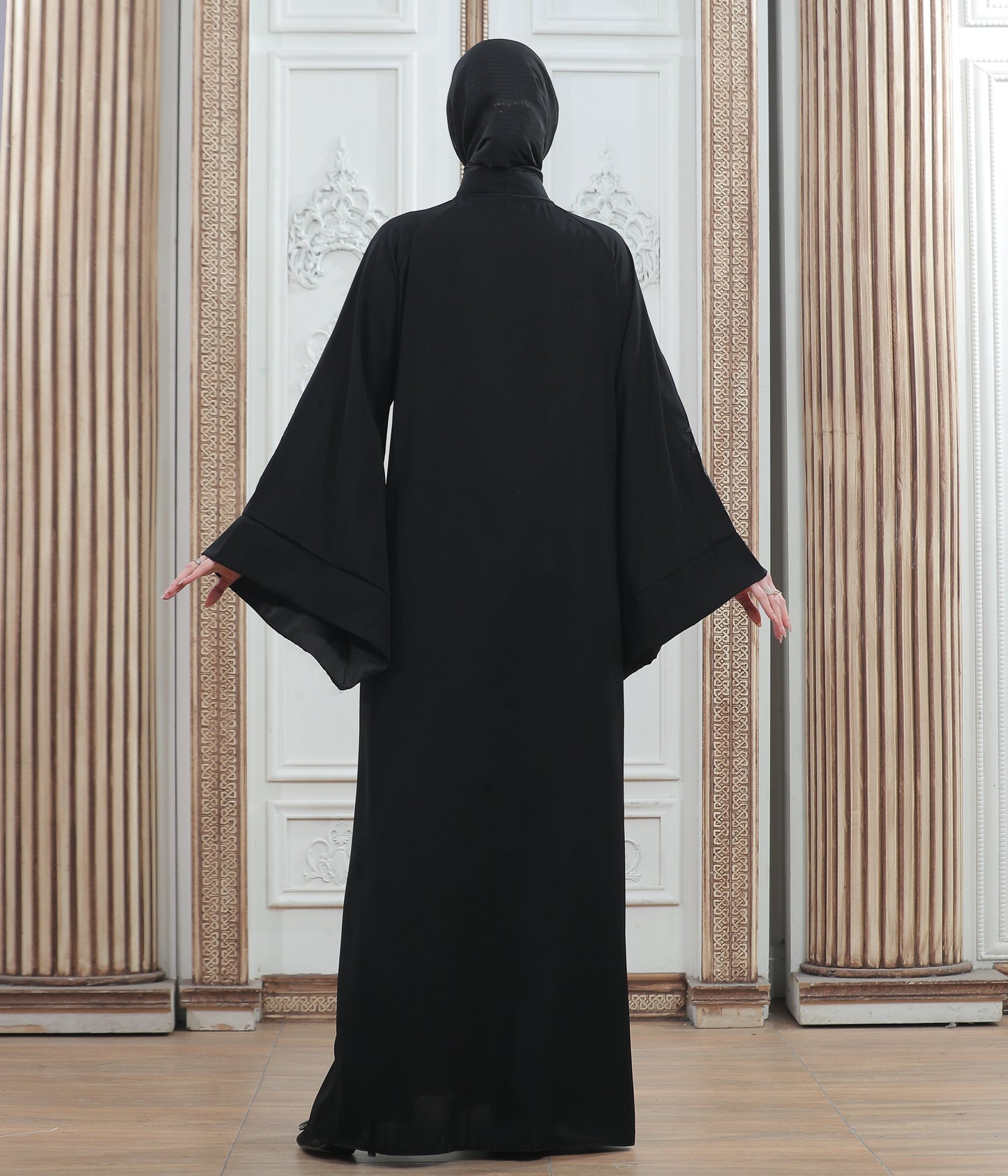 Embroidered women's abaya