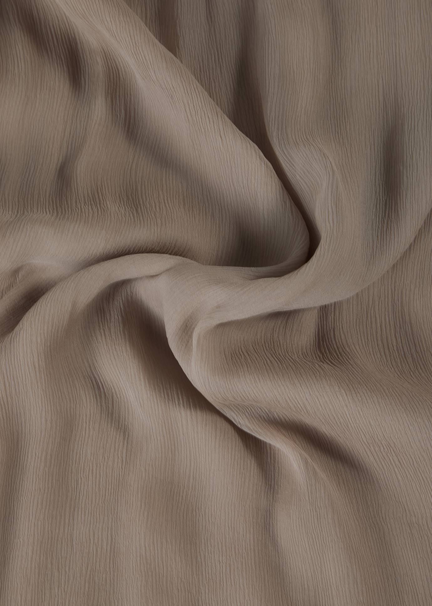 Beige Chiffon Silk Hijab