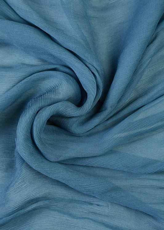 Blue Mist Chiffon Silk HIjab