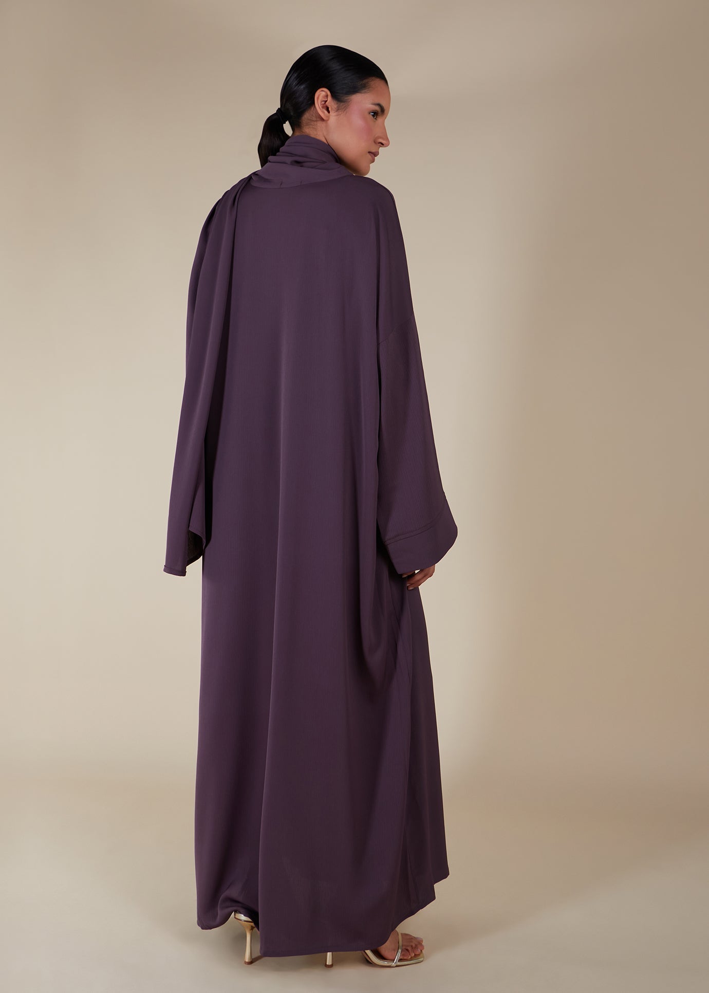 Prayer Abaya Mauve - Final Sale