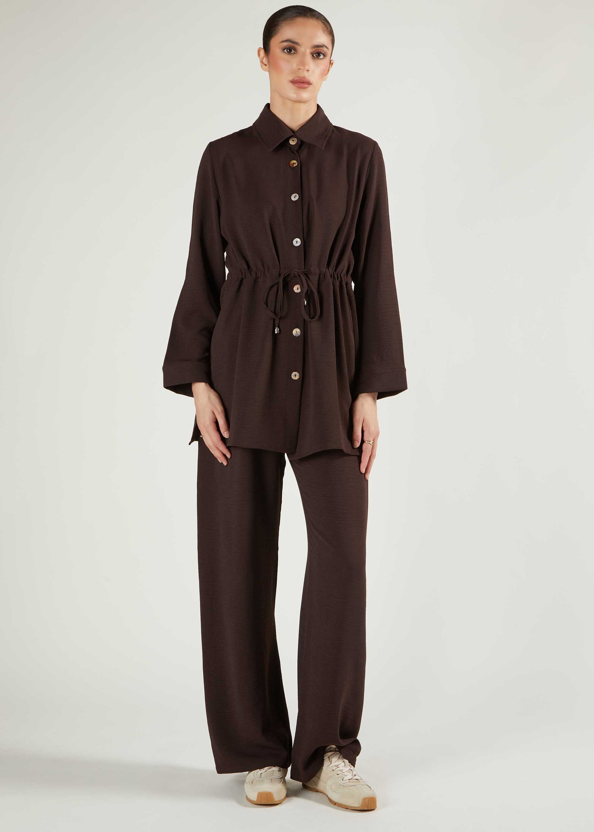 Cargo Co-Ord Set Brown