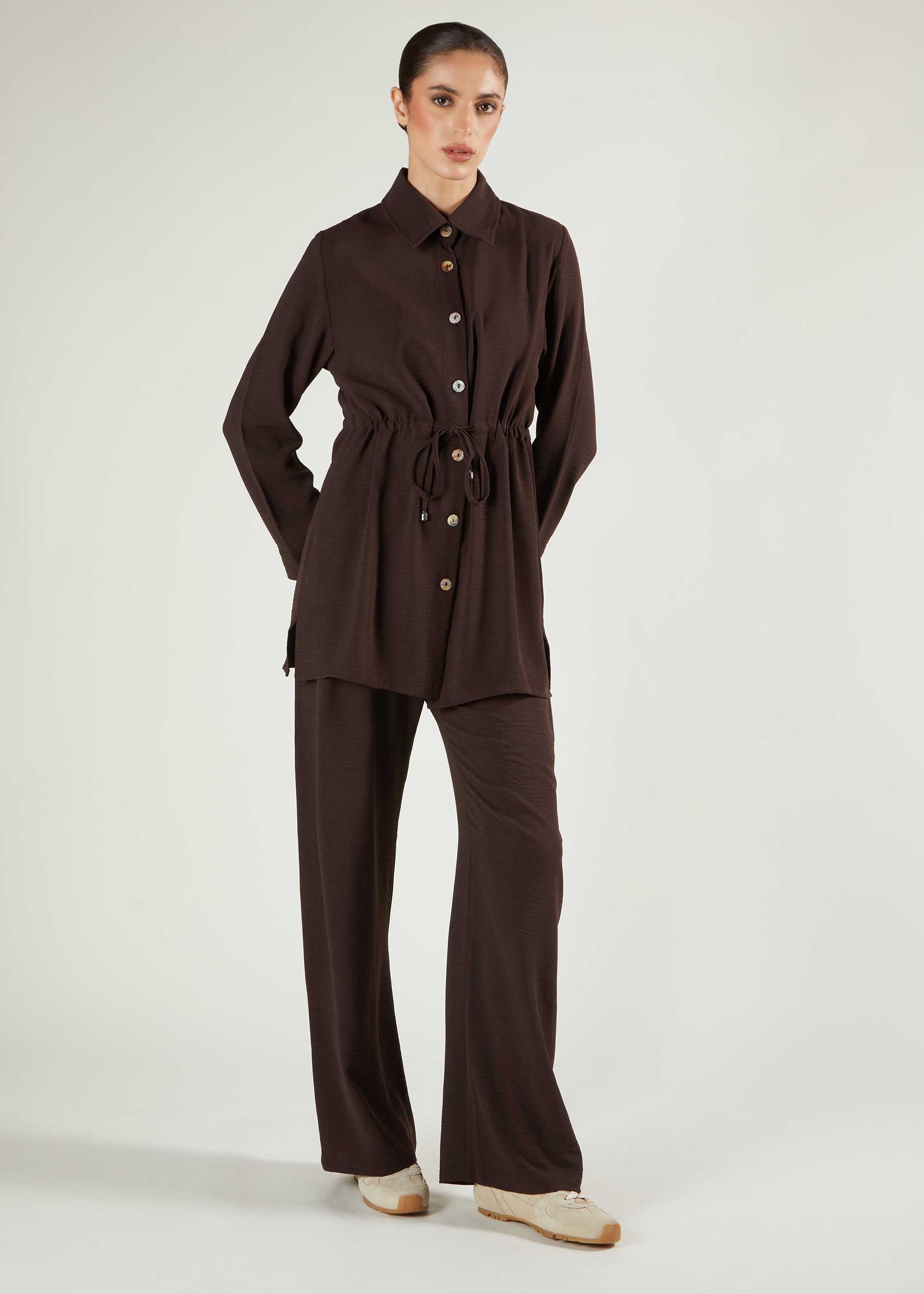 Cargo Co-Ord Set Brown