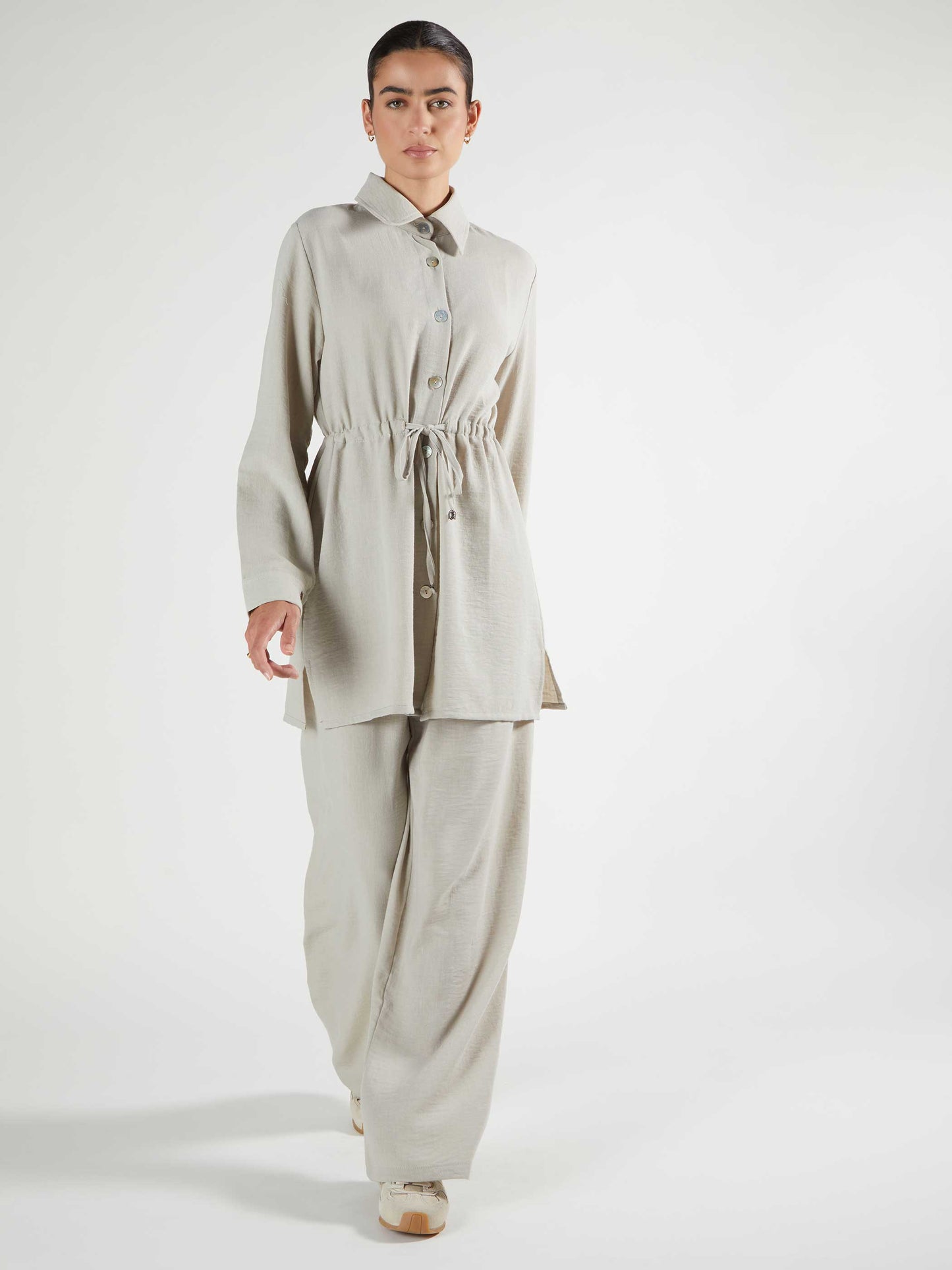 Cargo Co-Ord Set Natural - Final Sale