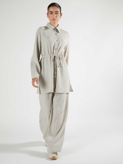 Cargo Co-Ord Set Natural - Final Sale