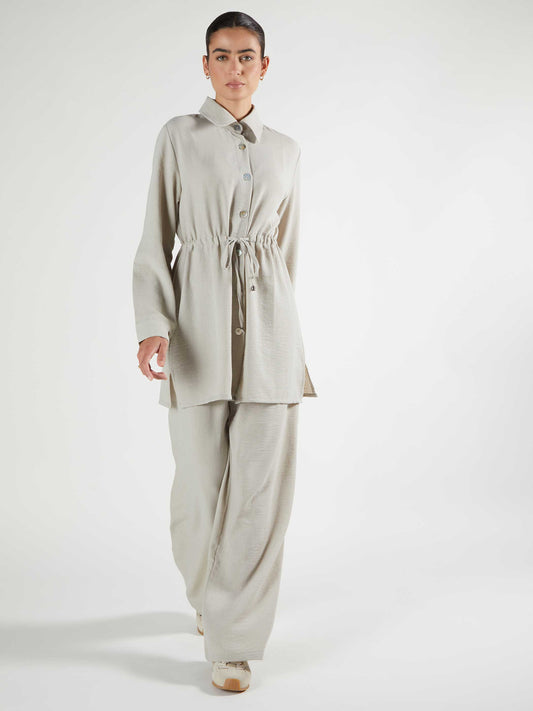 Cargo Co-Ord Set Natural - Final Sale