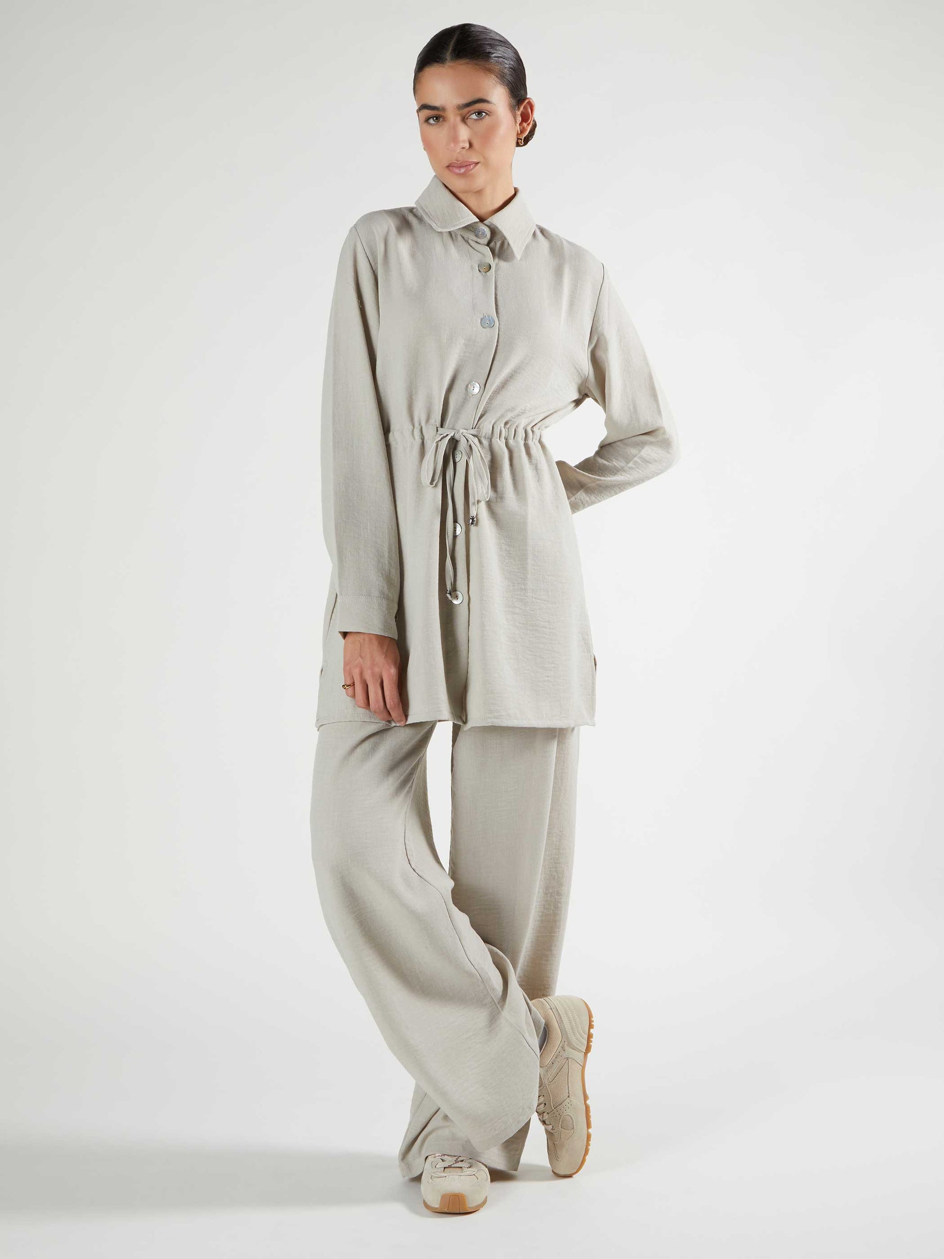Cargo Co-Ord Set Natural - Final Sale