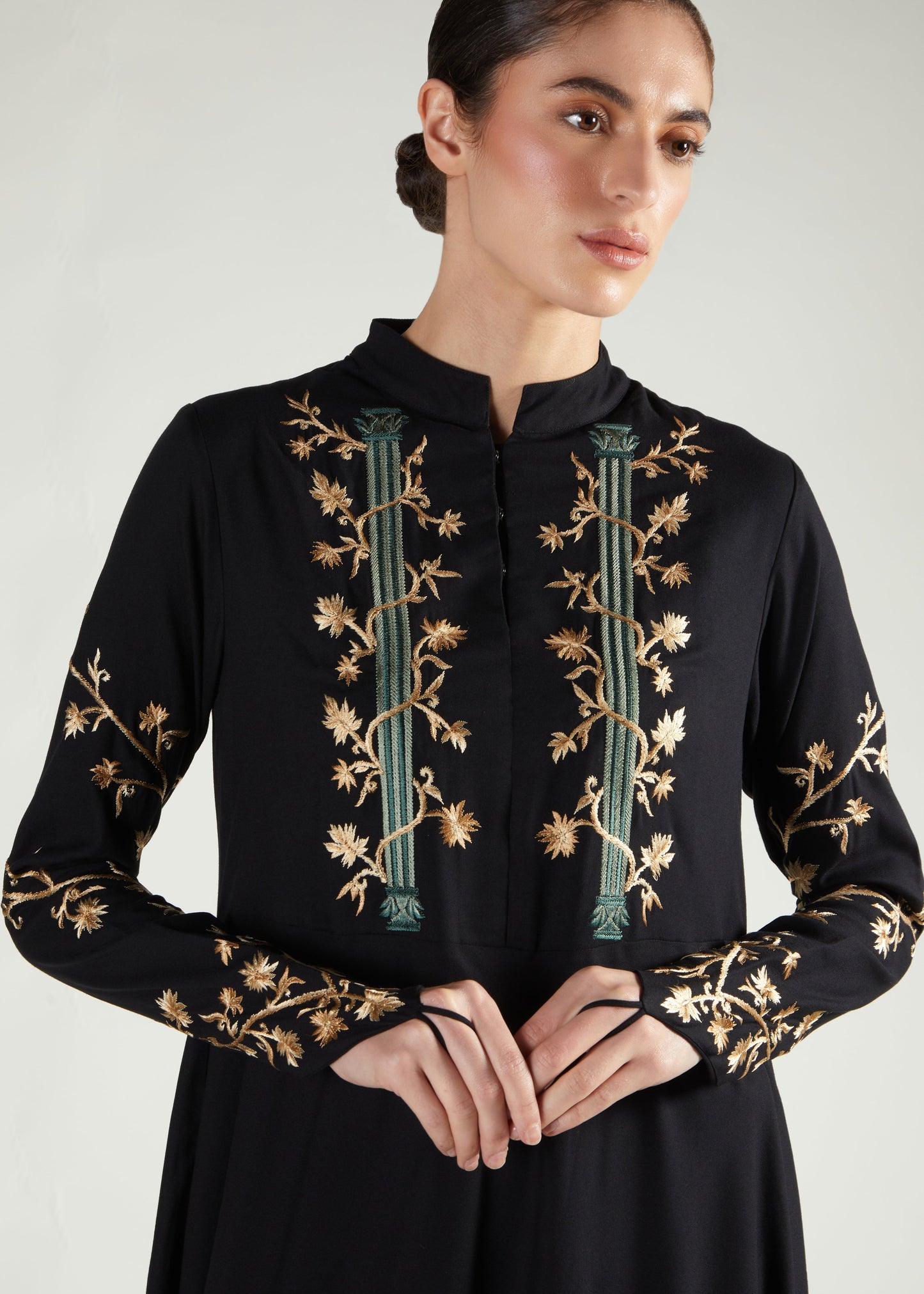 Chanini Abaya Black