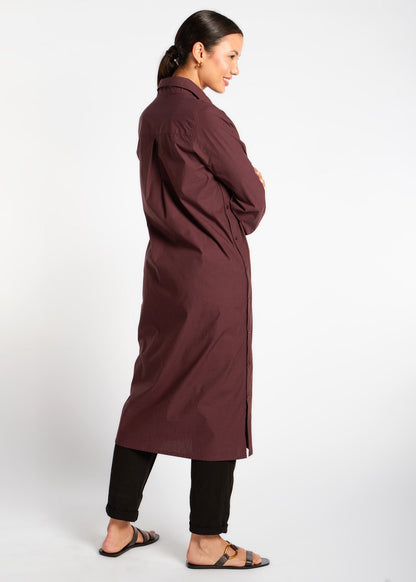 Cotton Cord Shirt Dress - Final Sale