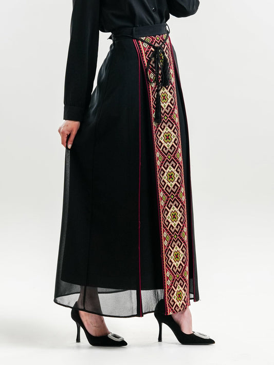 Embroidered Chiffon Style Women’s Skirt