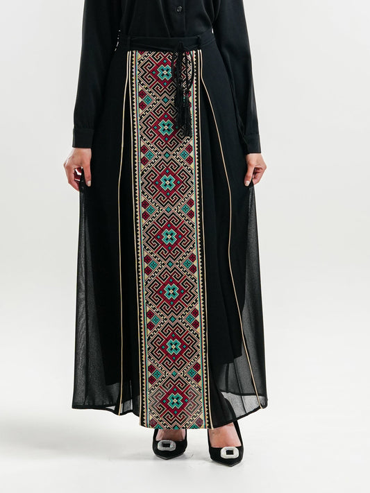 Embroidered Chiffon Style Women’s Skirt