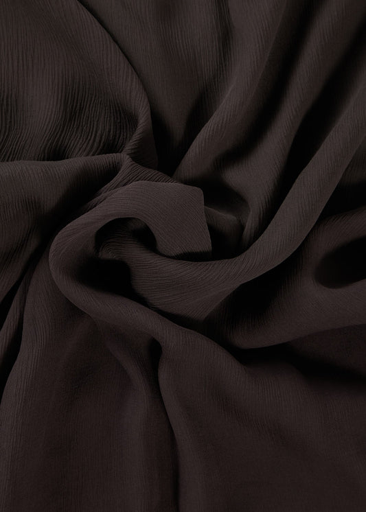Dusky Brown Ombre Chiffon Silk Hijab