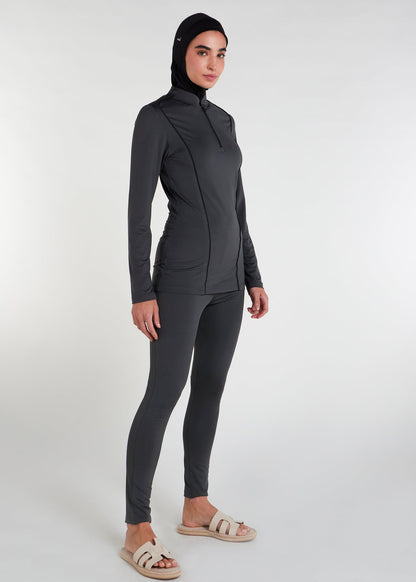 Detach Wrap Swim Top Olive