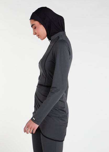 Detach Wrap Swim Top Olive