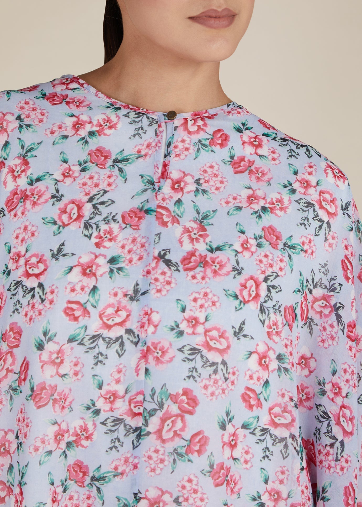 Ditsy Rose Cape