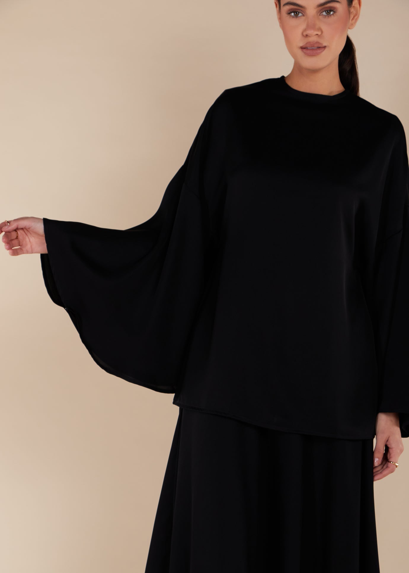 Dolmen Top Black - Final Sale