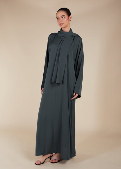 Prayer Abaya Grey - Final Sale