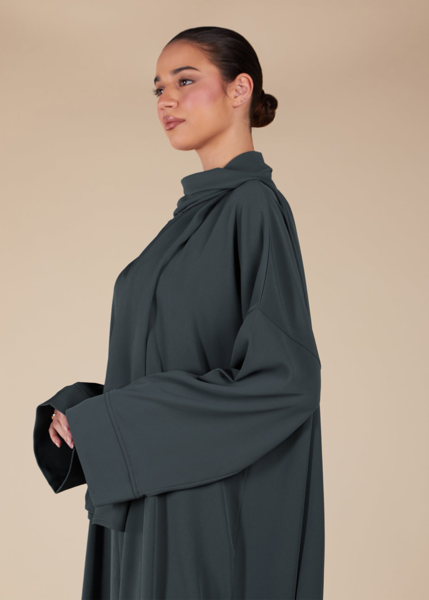 Prayer Abaya Grey - Final Sale
