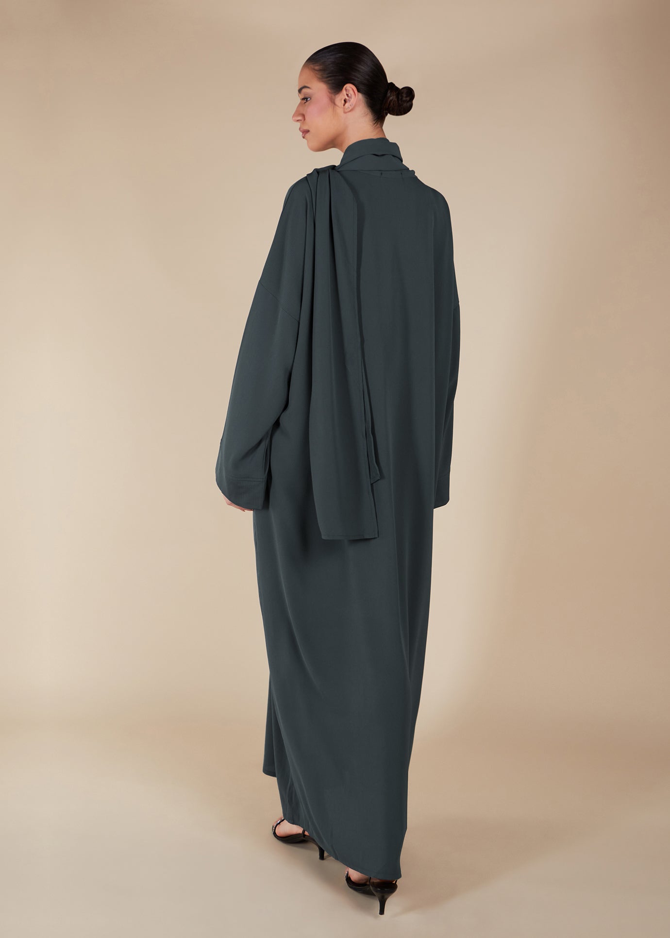 Prayer Abaya Grey - Final Sale