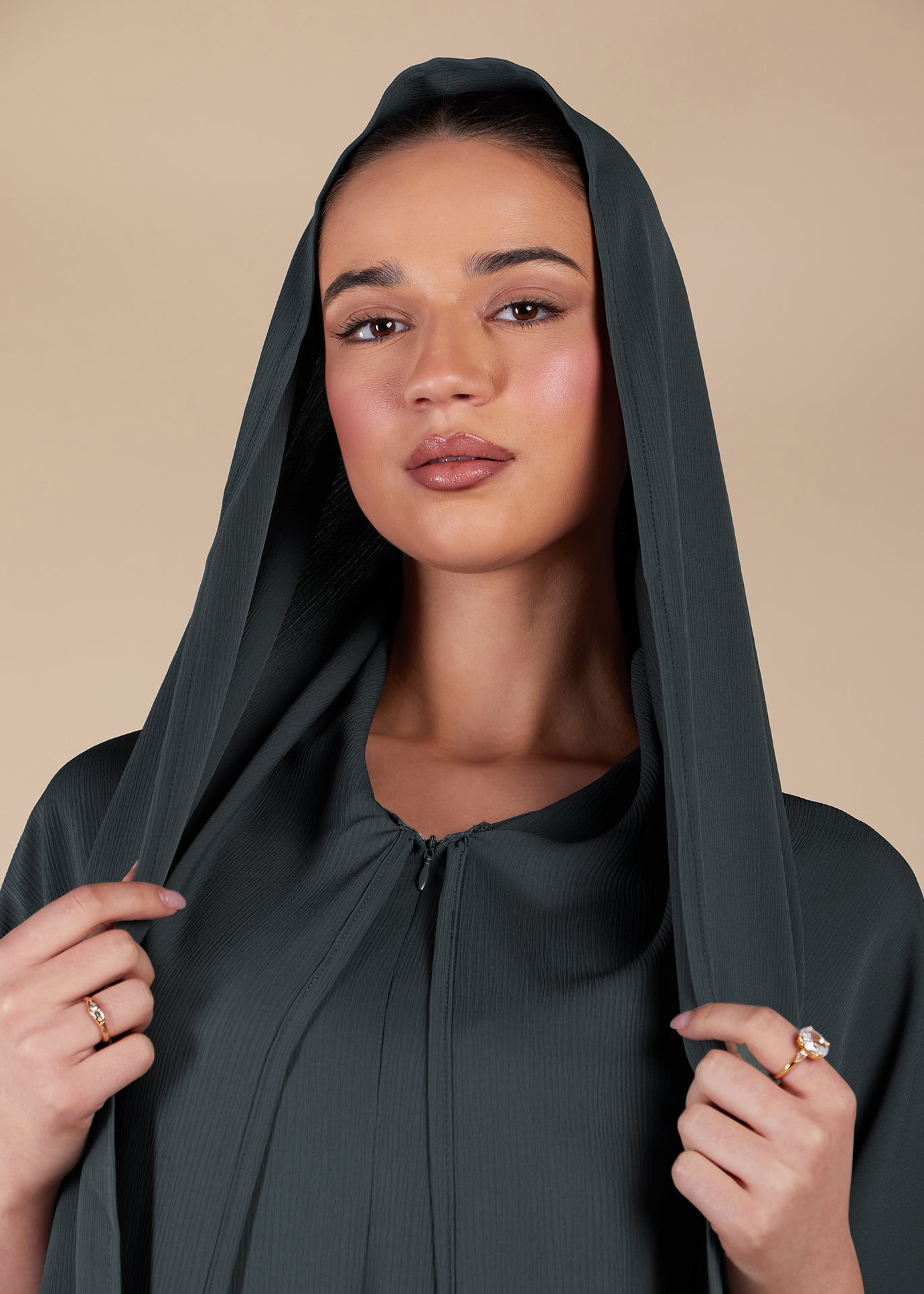 Prayer Abaya Grey - Final Sale