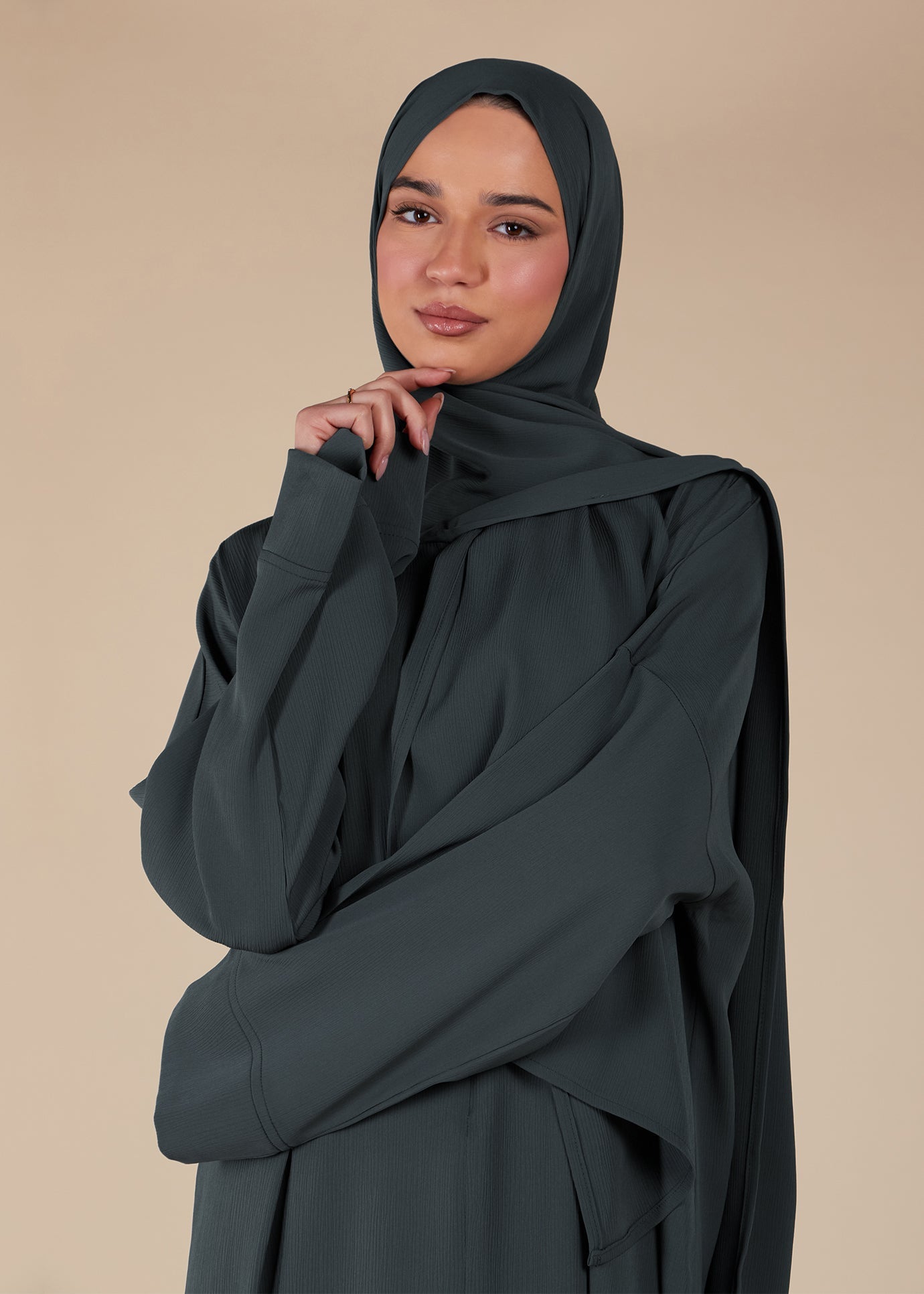 Prayer Abaya Grey - Final Sale