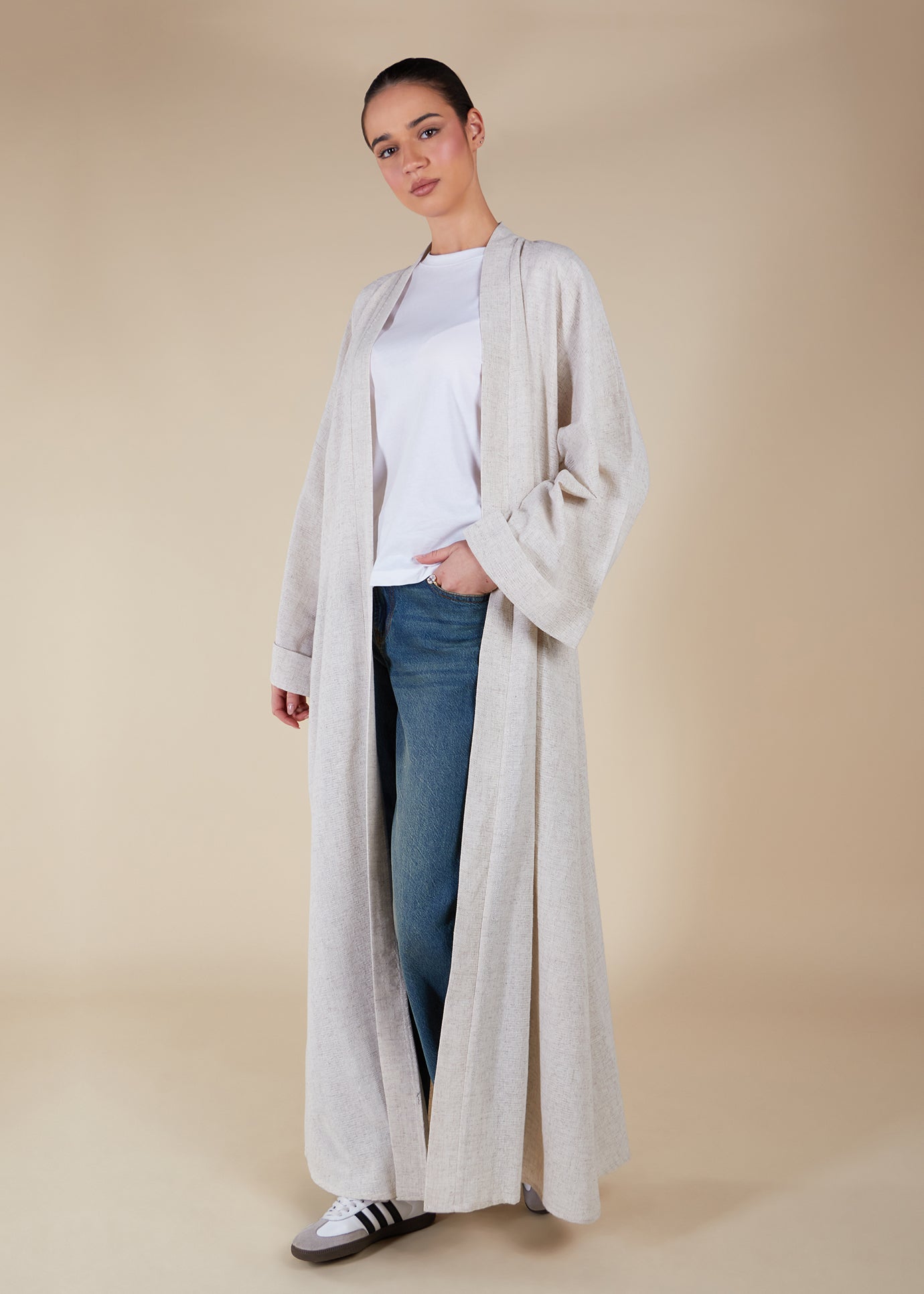 Linen Open Jacket - Final Sale