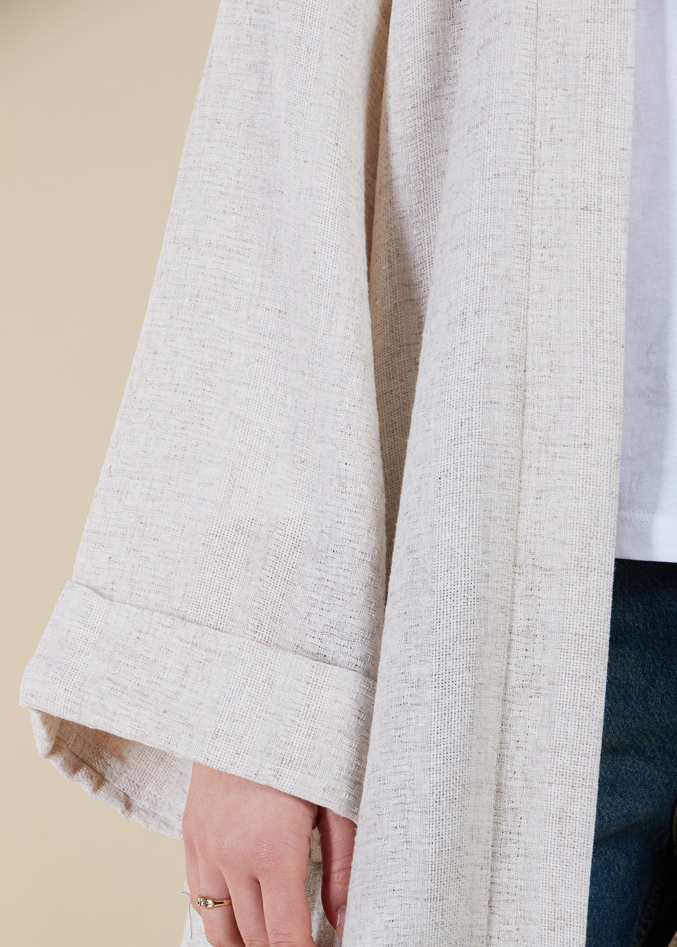 Linen Open Jacket - Final Sale