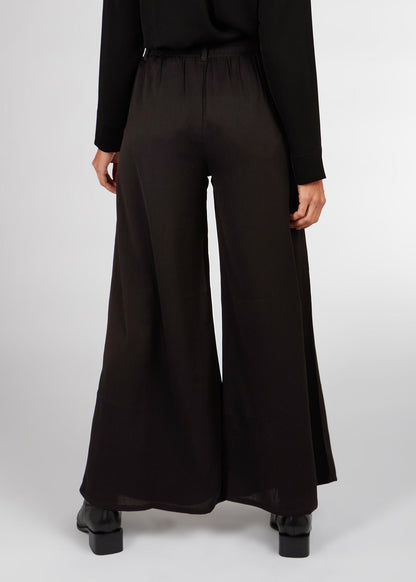 Cheesecloth Flared Trousers - Final Sale