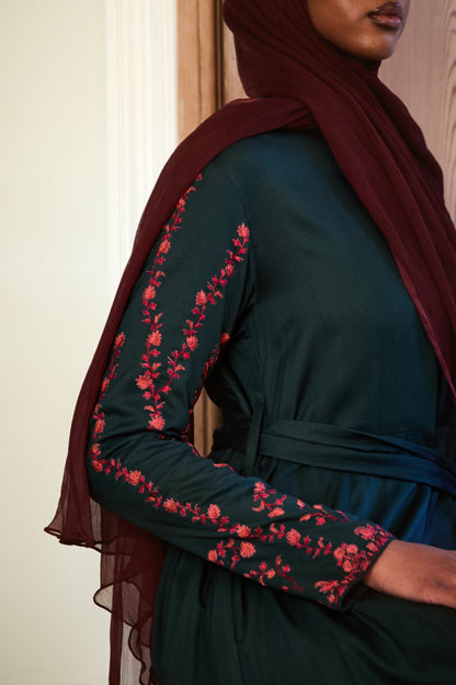 Green Garnet Abaya
