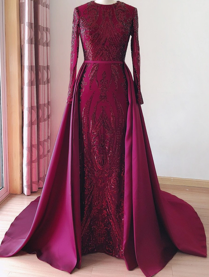 Layla Evening Gown-Majenta