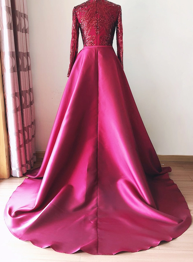 Layla Evening Gown-Majenta