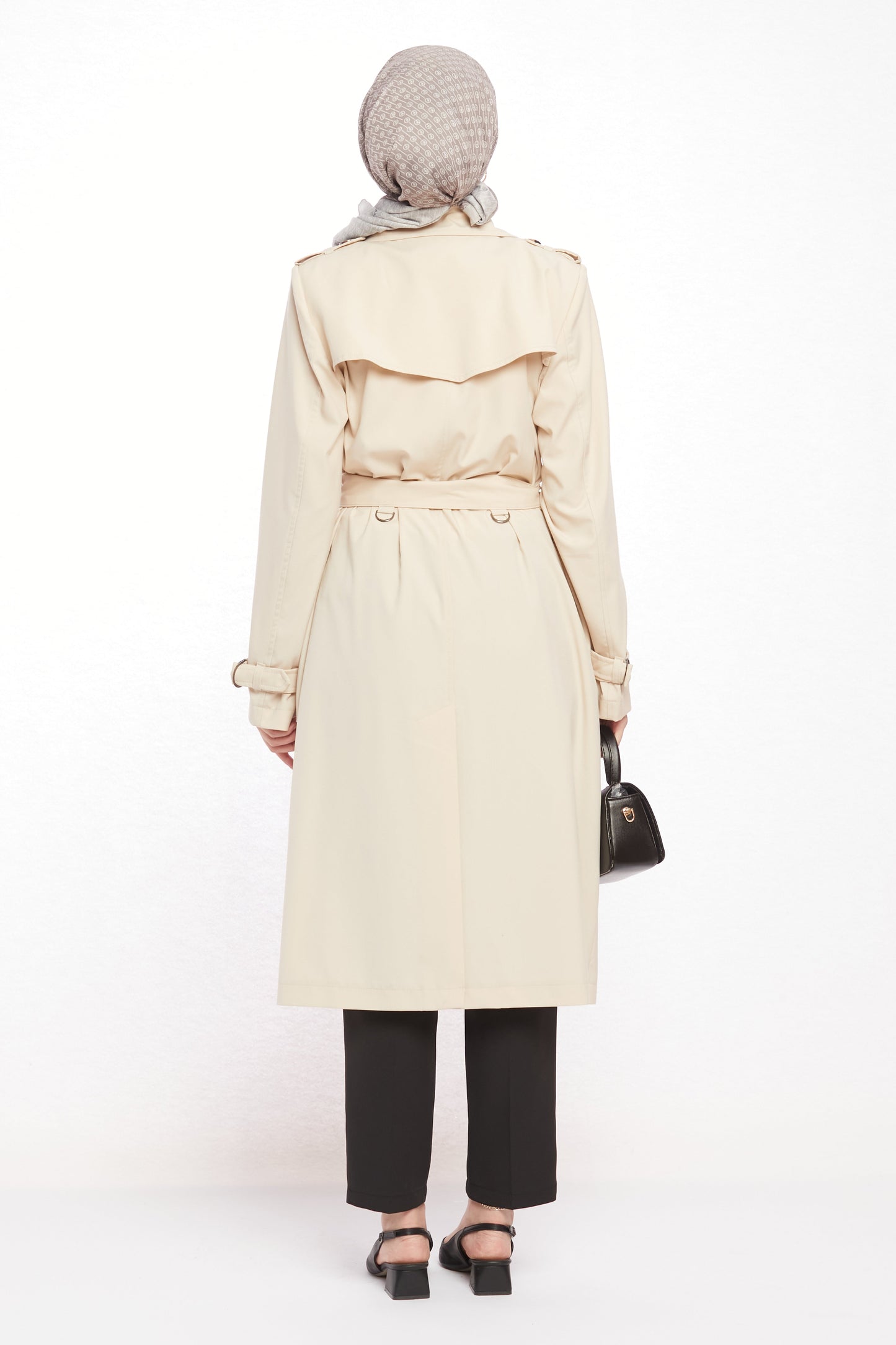 V-Neck Spring Trench Coat Without Lining