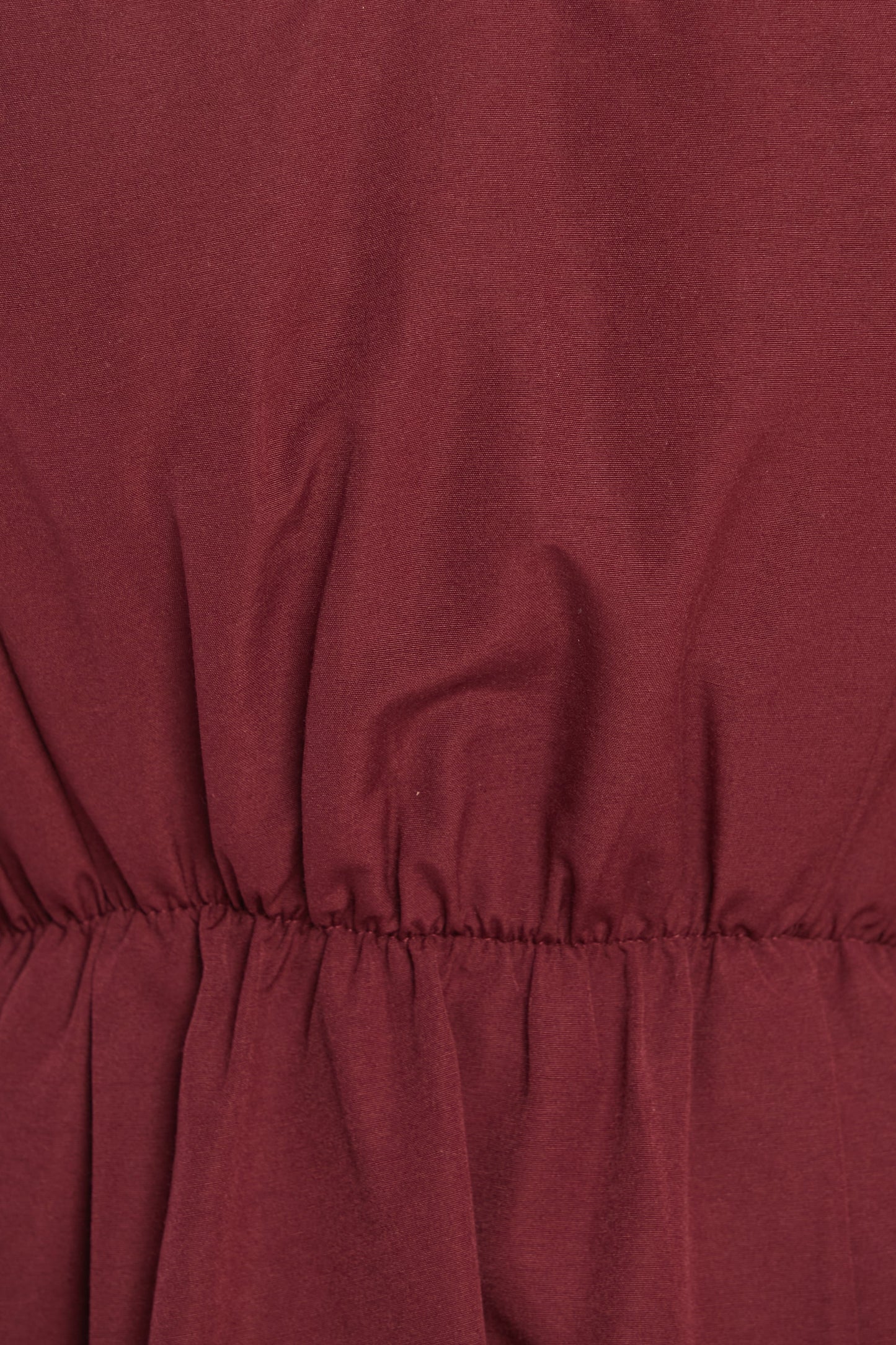Polo Neck Summer Shirt with Gathered Collar