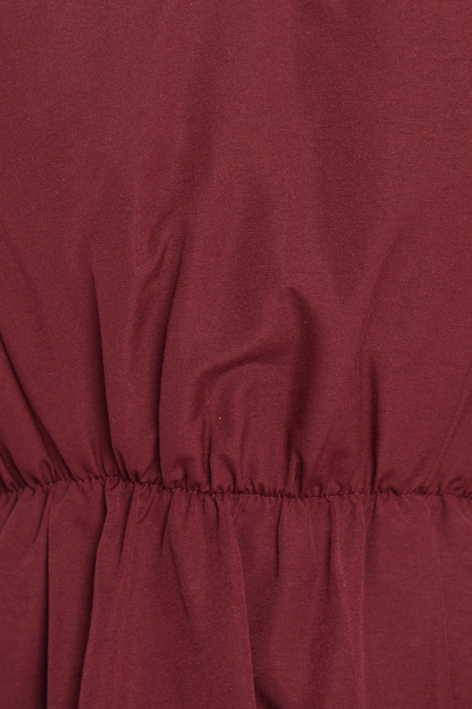 Polo Neck Summer Shirt with Gathered Collar
