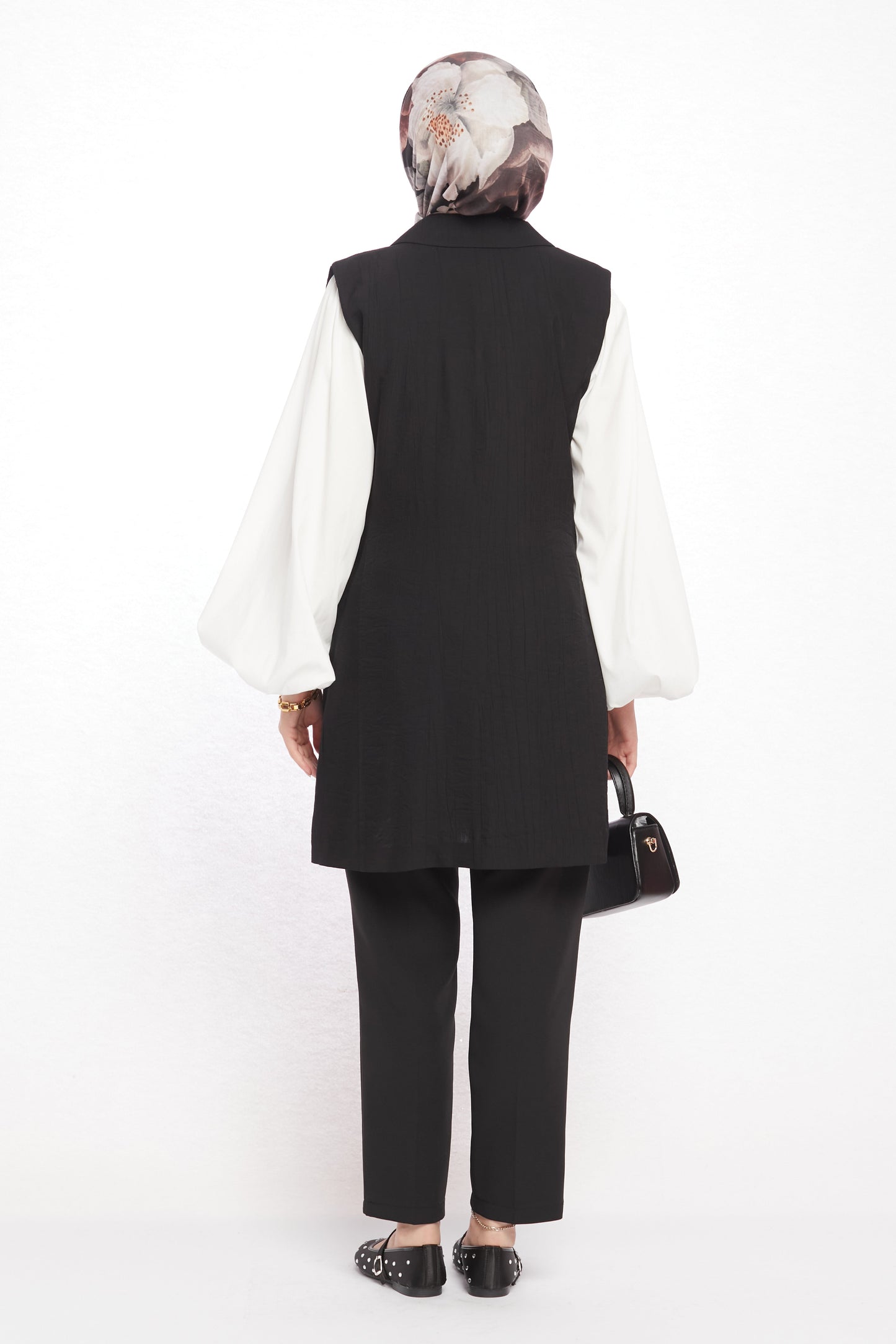 Single Button V Neck Womens Vest