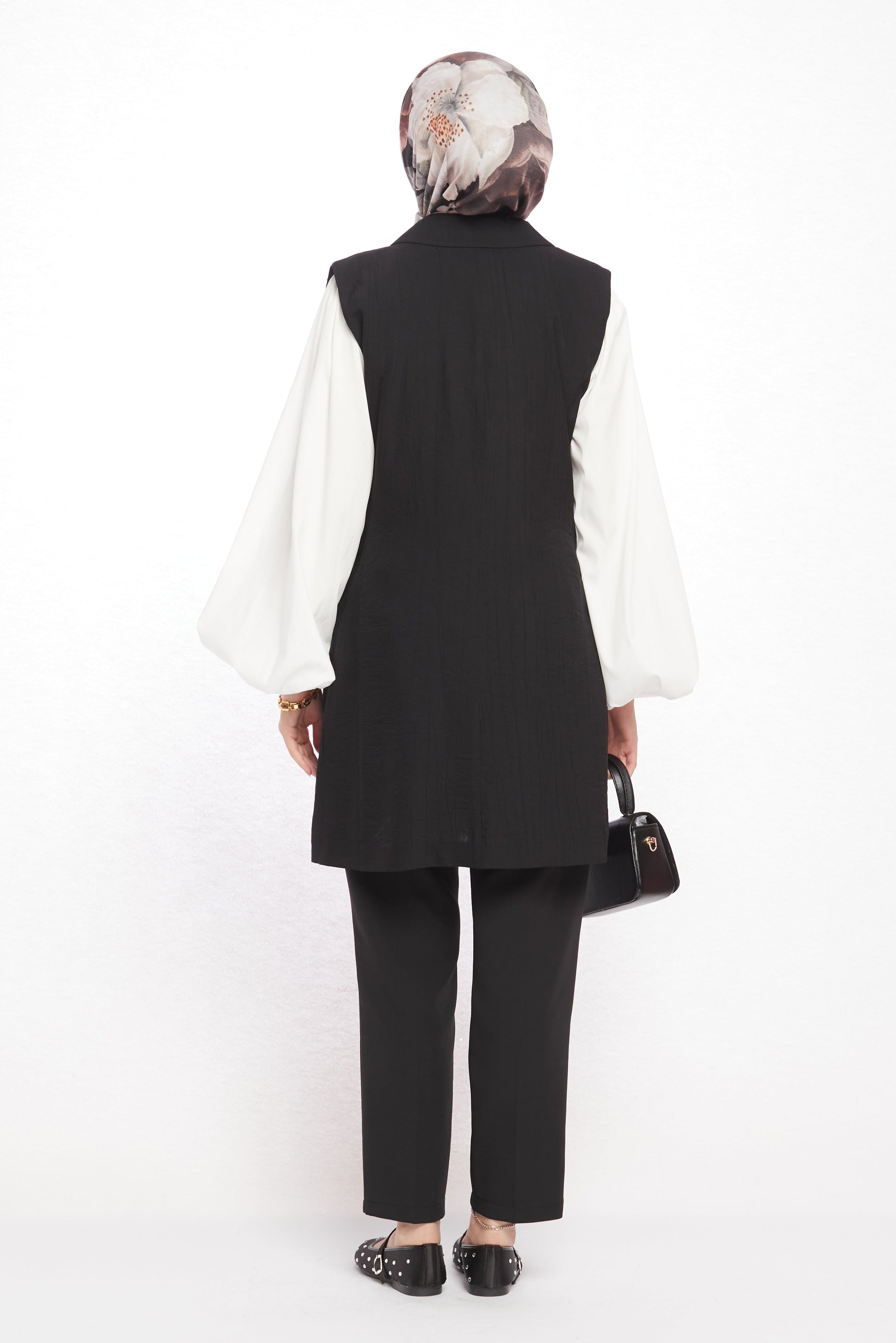 Single Button V Neck Womens Vest