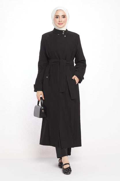 Judge Collar Summer Long Jacket