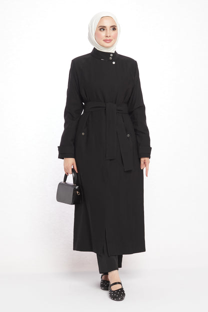 Judge Collar Summer Long Jacket