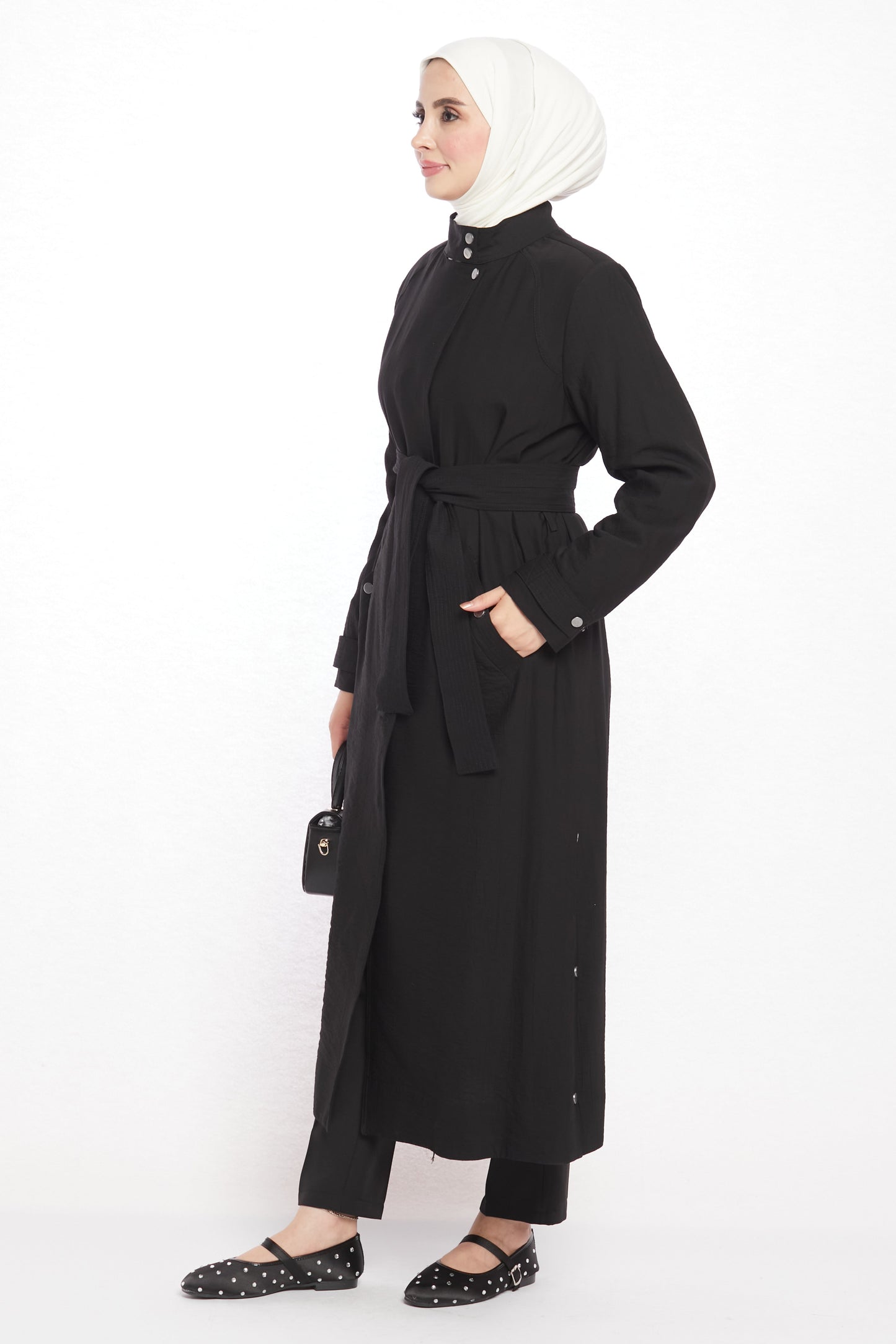 Judge Collar Summer Long Jacket