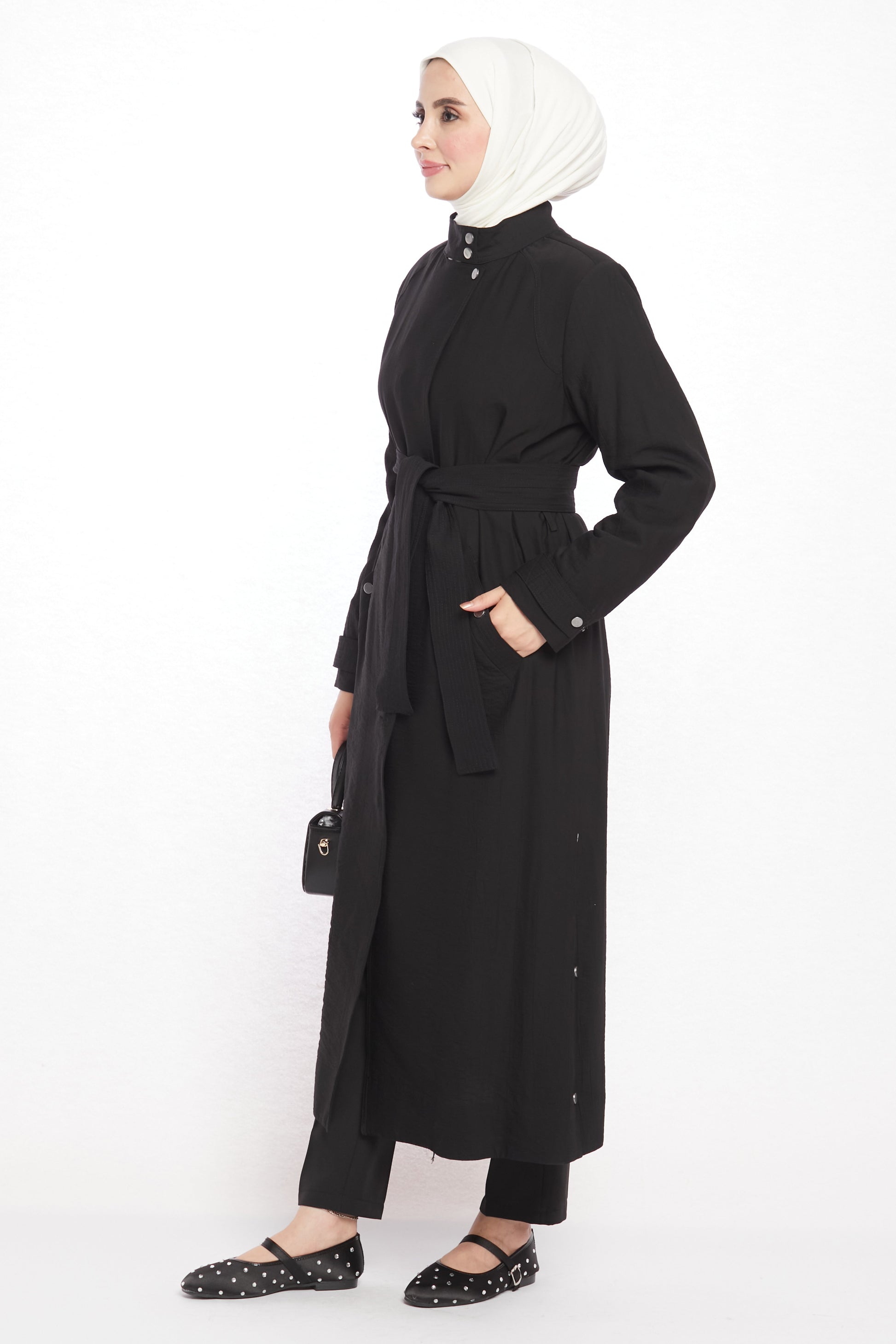 Judge Collar Summer Long Jacket