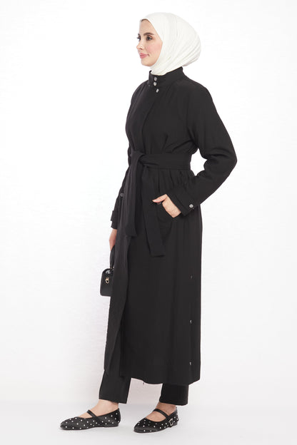 Judge Collar Summer Long Jacket