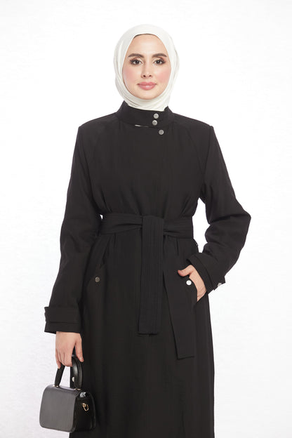 Judge Collar Summer Long Jacket