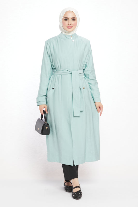 Judge Collar Summer Long Jacket