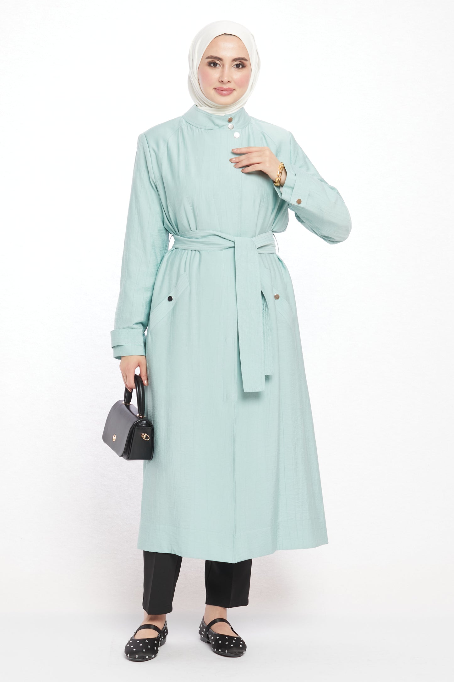Judge Collar Summer Long Jacket