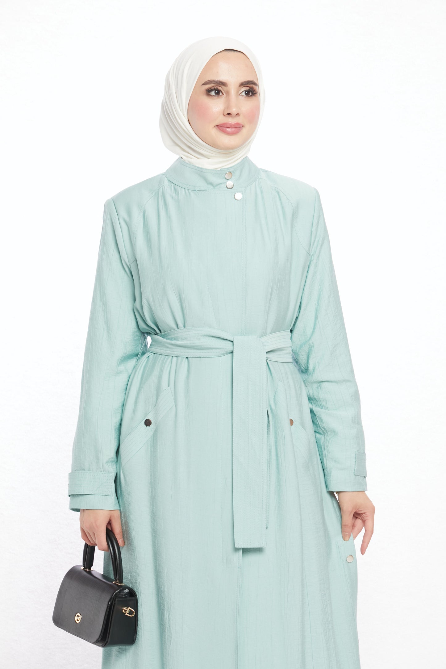 Judge Collar Summer Long Jacket