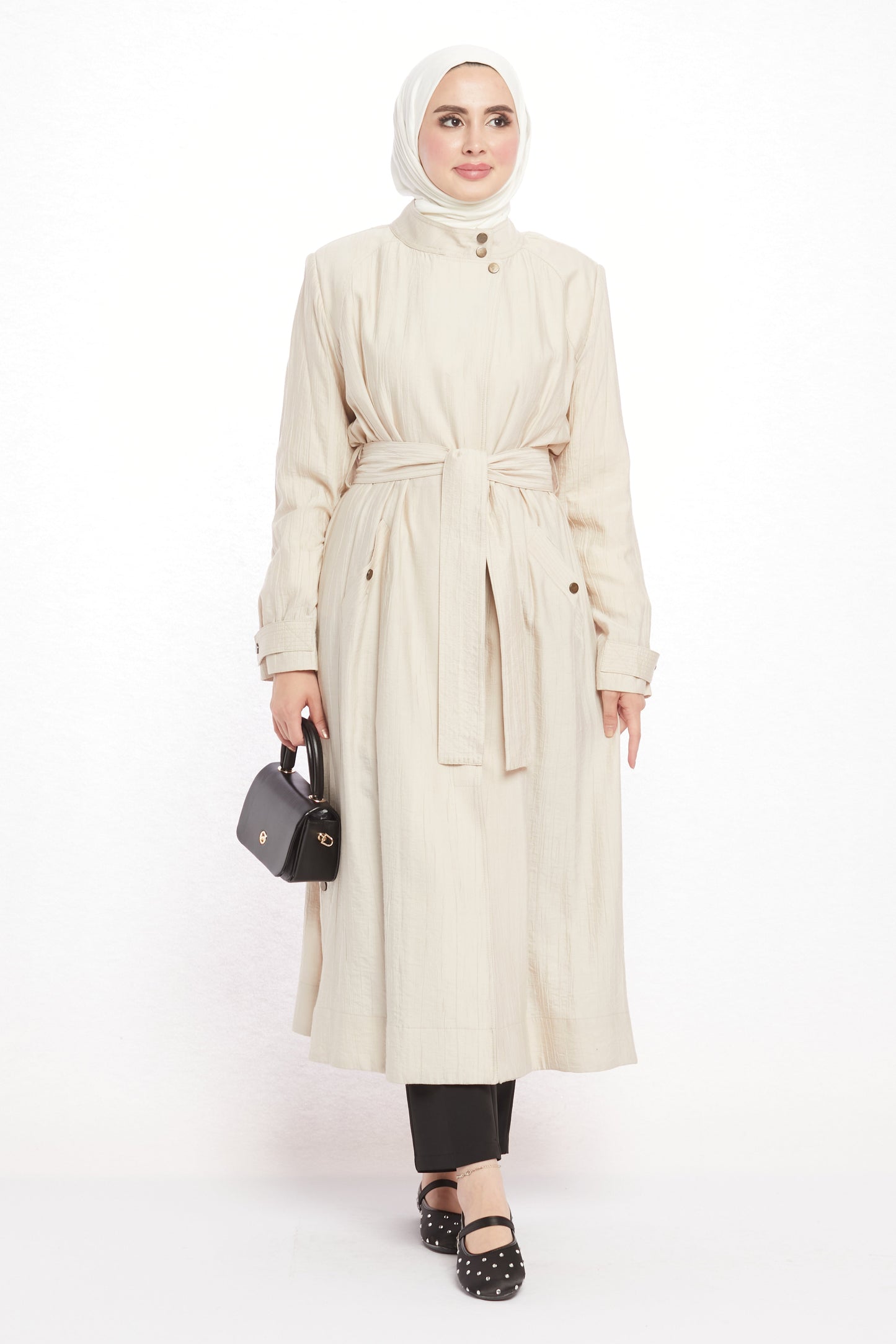 Judge Collar Summer Long Jacket