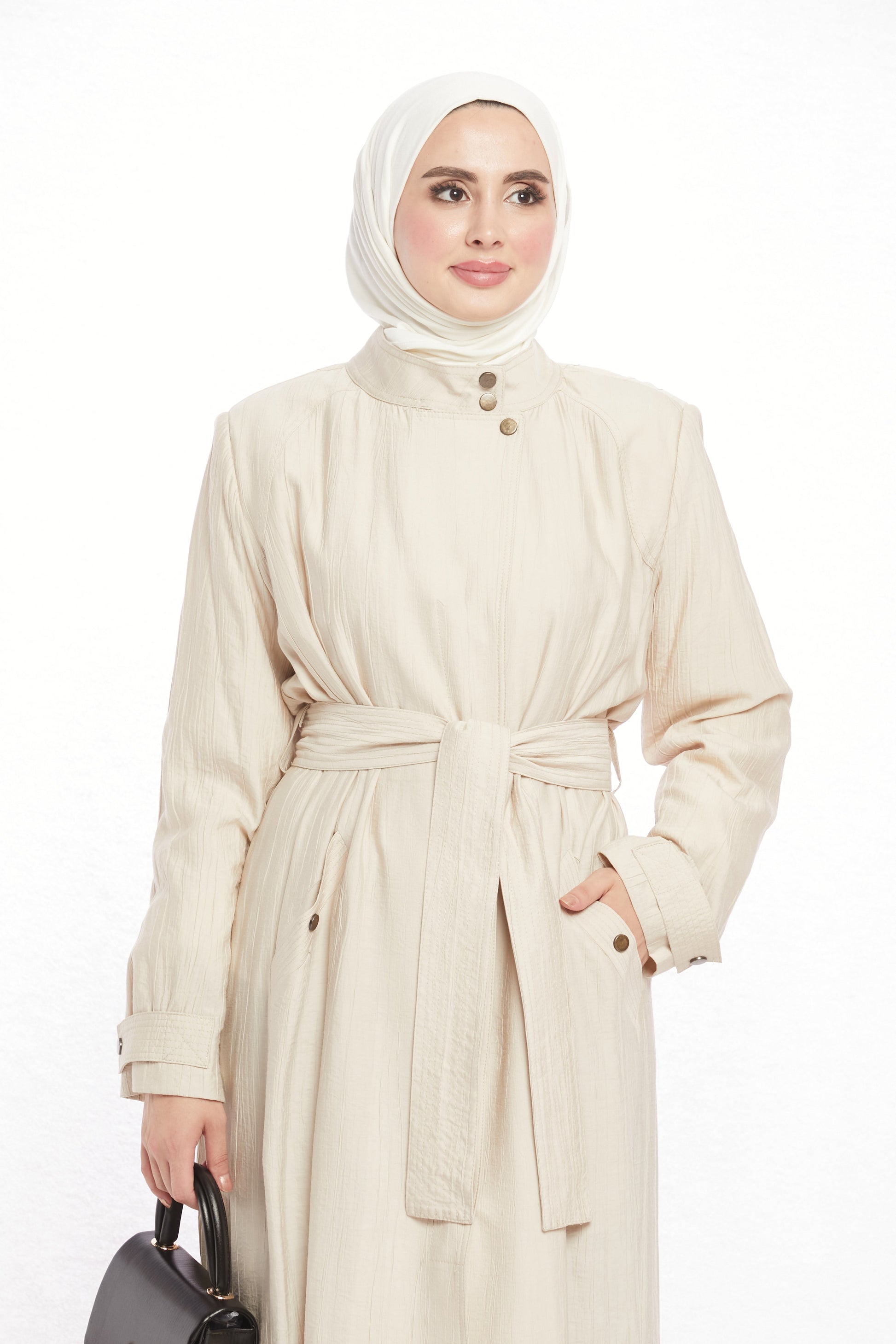 Judge Collar Summer Long Jacket